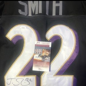 Sign jimmy smith jersey in good condition is XL